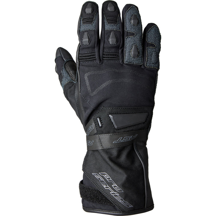 RST Pro Series Ranger CE Waterproof Gloves Black - Back of Hand View