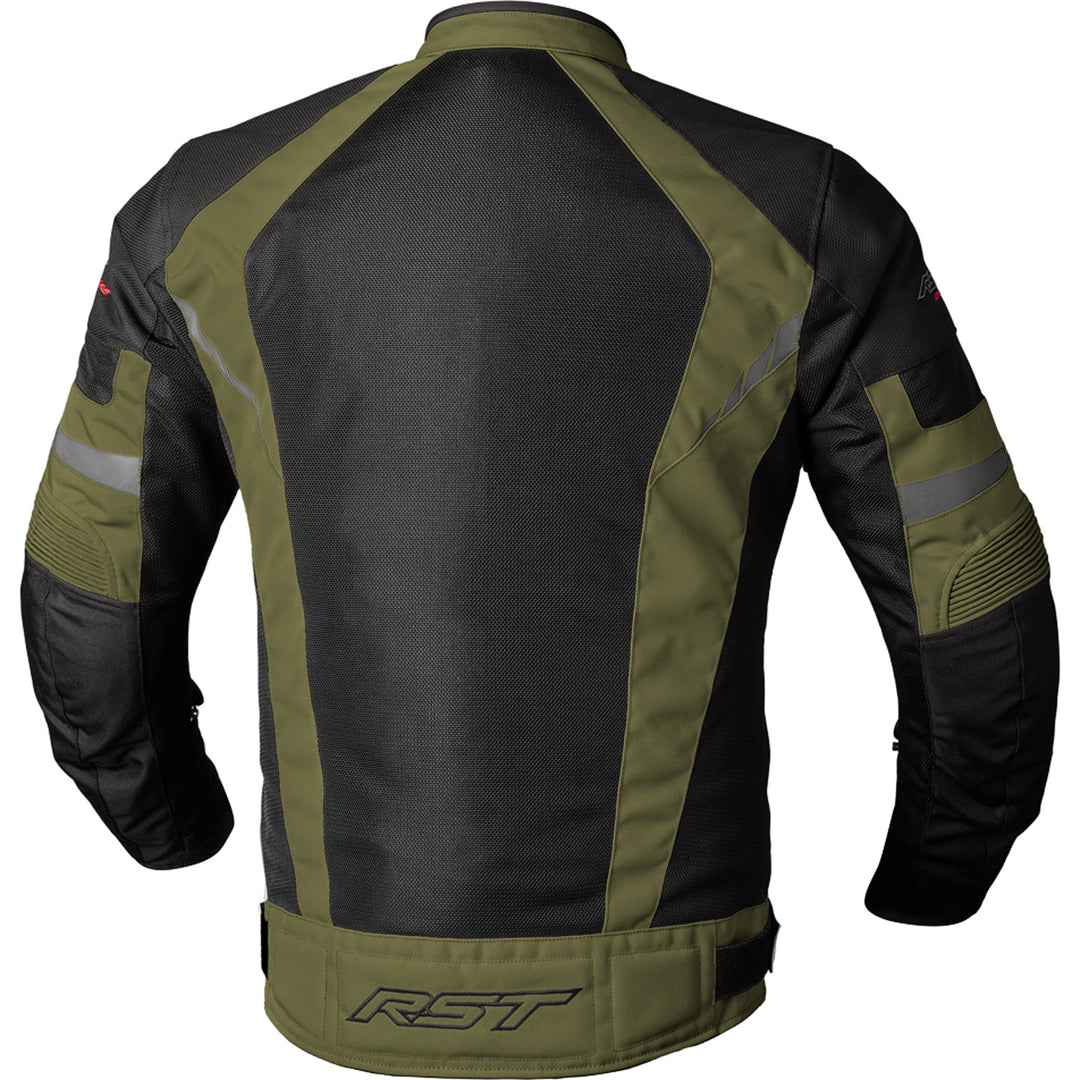 RST Pro Series Ventilator XT CE Jacket Green/Black - Rear View