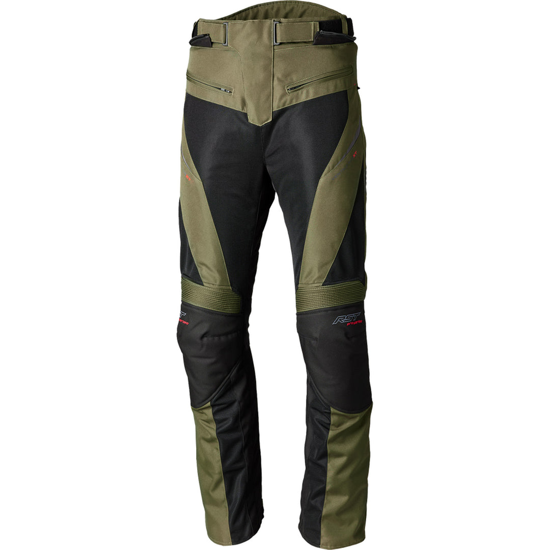 RST Pro Series Ventilator XT CE Pants Green/Black - Front View