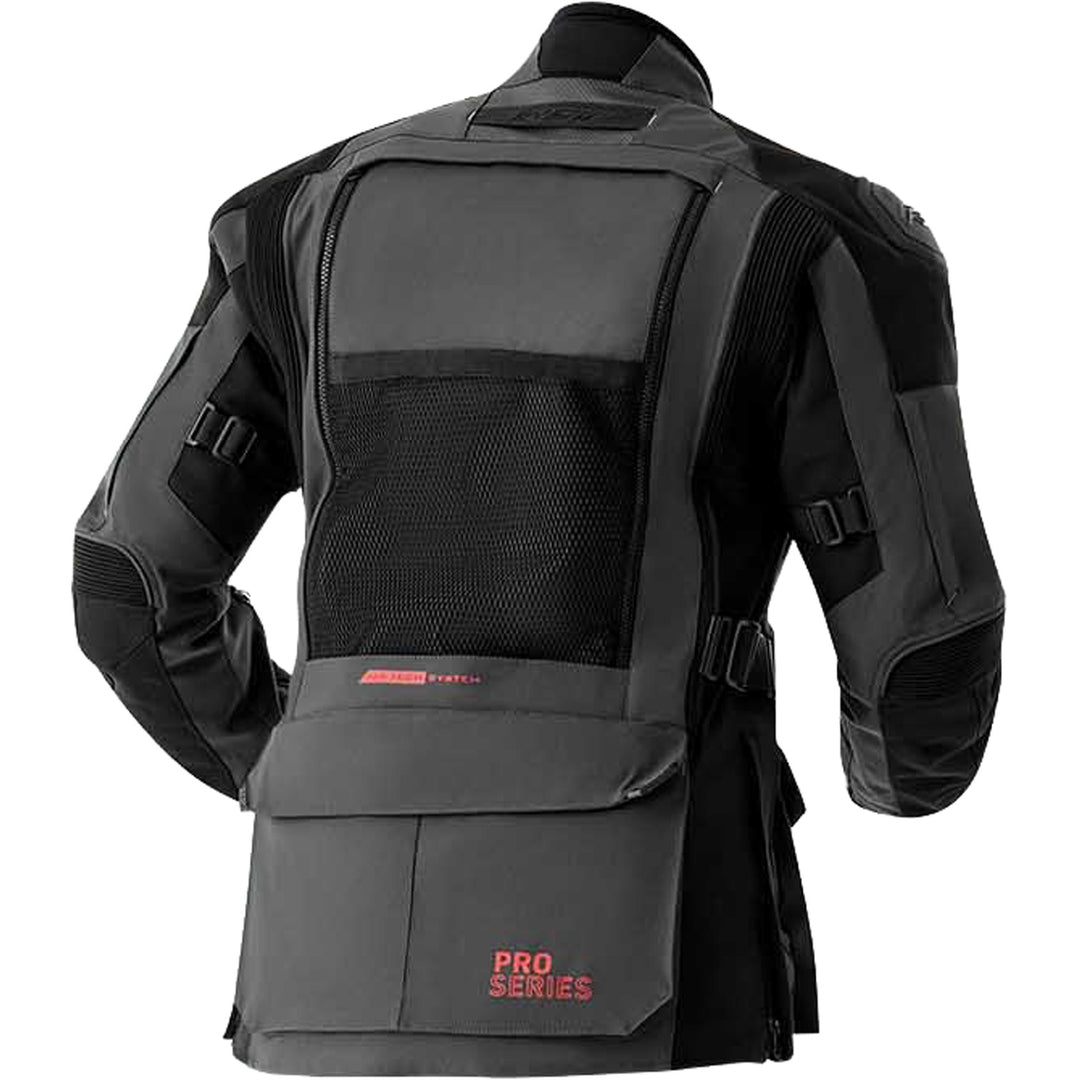 RST Pro Series Adventure D3O Jacket Grey/Black - Rear View