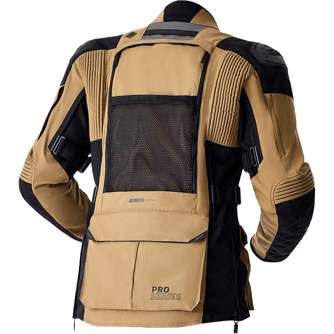 RST Pro Series Adventure D3O Jacket Sand/Black - Rear View