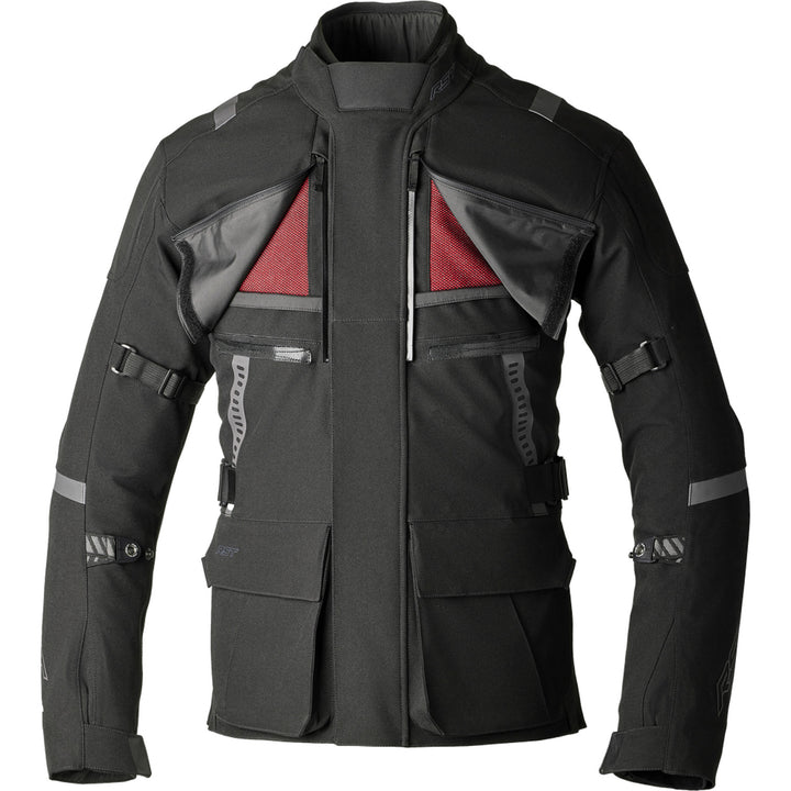RST Pro Series Vulcan CE Textile Jacket Black - Front View