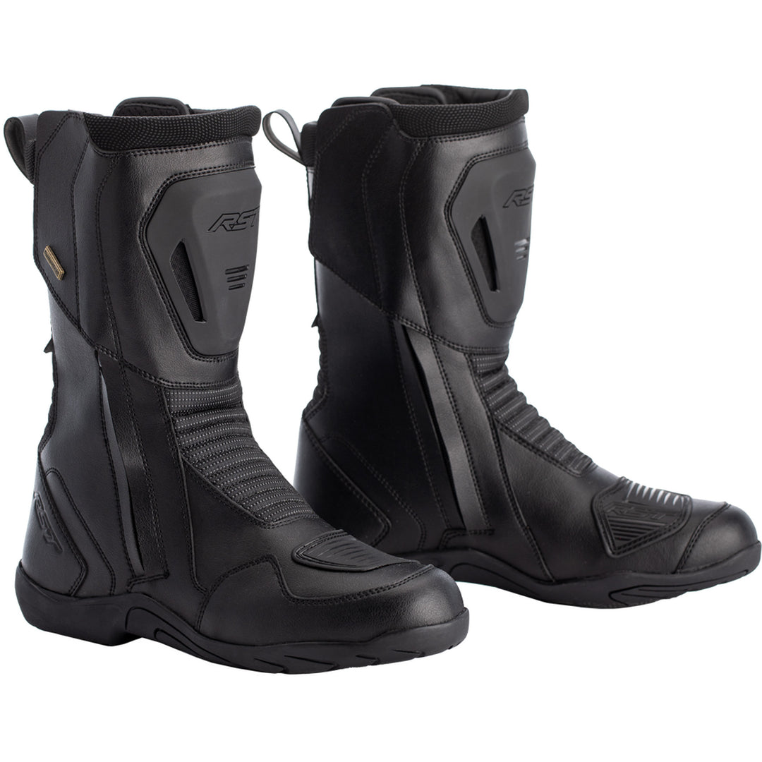 RST Pathfinder CE Waterproof Boots Black - Side View of Pair