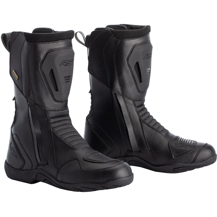 RST Pathfinder CE Waterproof Boots Black - Side View of Pair