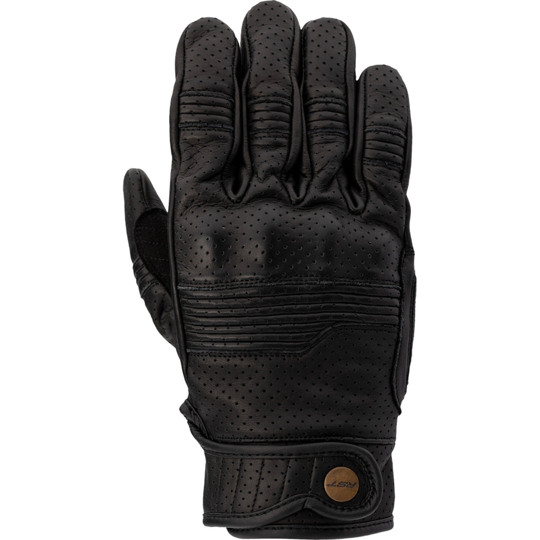 RST Roadster 3 CE Gloves Black - Back of Hand View