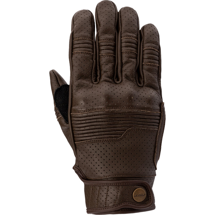 RST Roadster 3 CE Gloves Brown - Back of Hand View