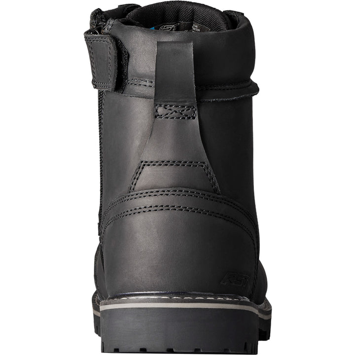 RST Roadster 3 CE Waterproof Boots Black - Rear View