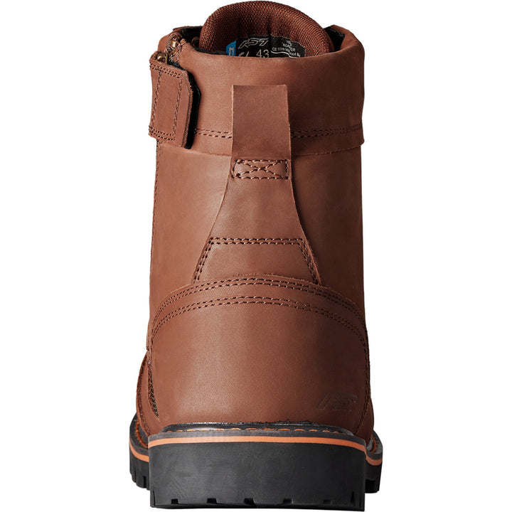 RST Roadster 3 CE Waterproof Boots Brown - Rear View