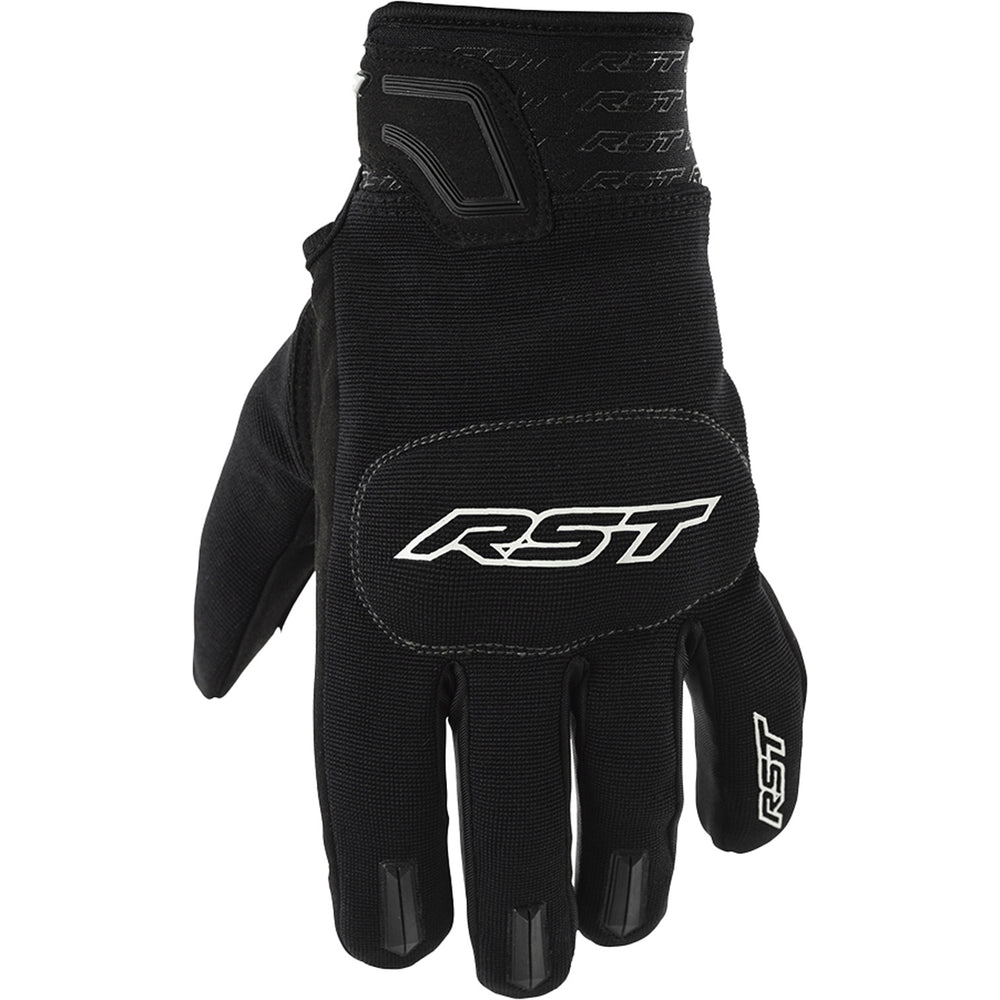RST Rider CE Gloves Black/Black - Back of Hand View