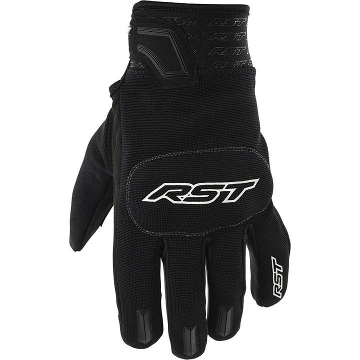 RST Rider CE Gloves Black/Black - Back of Hand View
