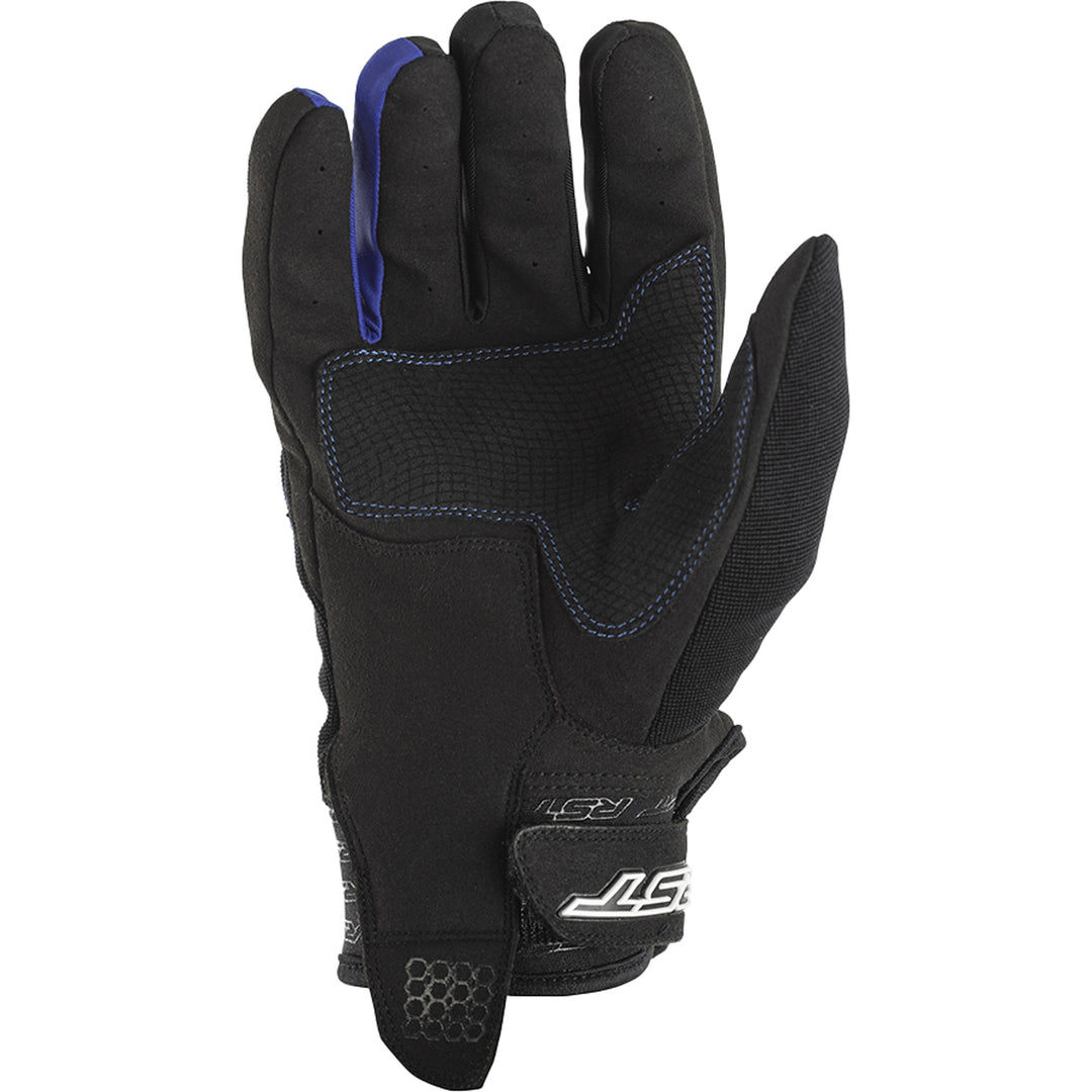 RST Rider CE Gloves Black/Blue - Palm View