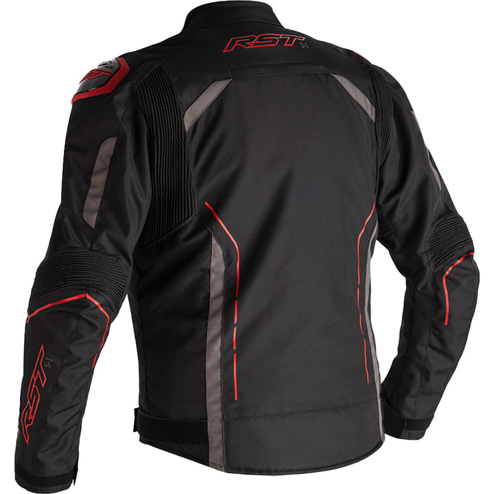 RST S1 CE Jacket Black/Grey/Red - Rear View