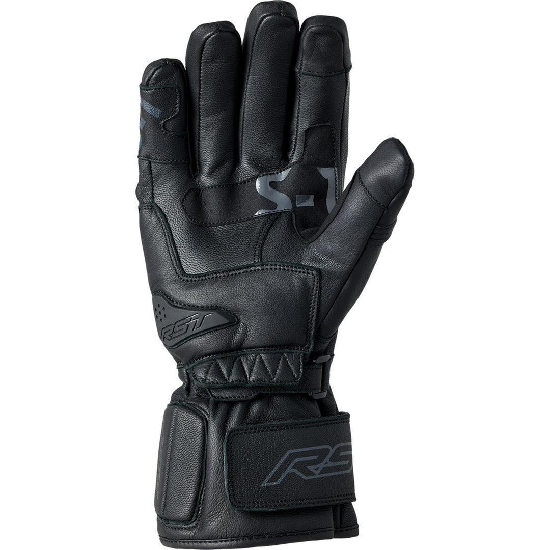 RST S1 CE Waterproof Gloves Black/Black - Palm View