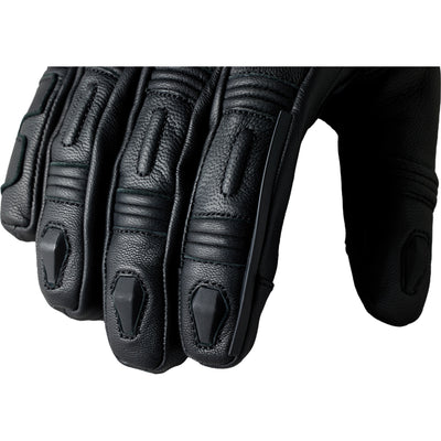 RST S1 CE Waterproof Gloves Black/Black - Close-Up of Back of Finger Details