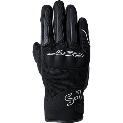 RST S1 Mesh CE Gloves Black/Black/White - Back of Hand View