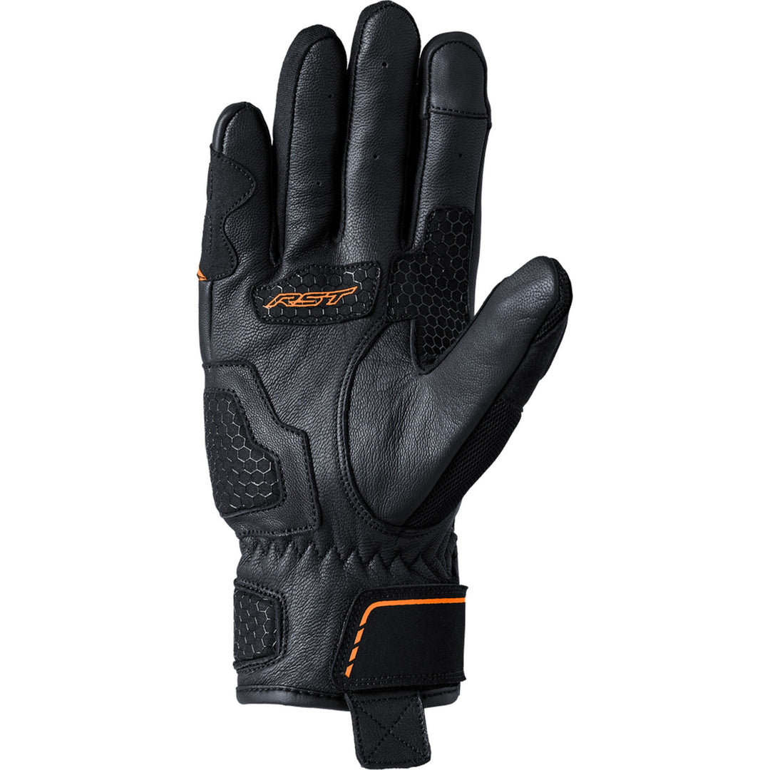 RST S1 Mesh CE Gloves Black/Neon Orange - Palm View