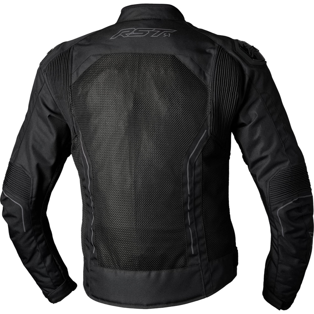 RST S1 Mesh CE Jacket Black/Black - Rear View
