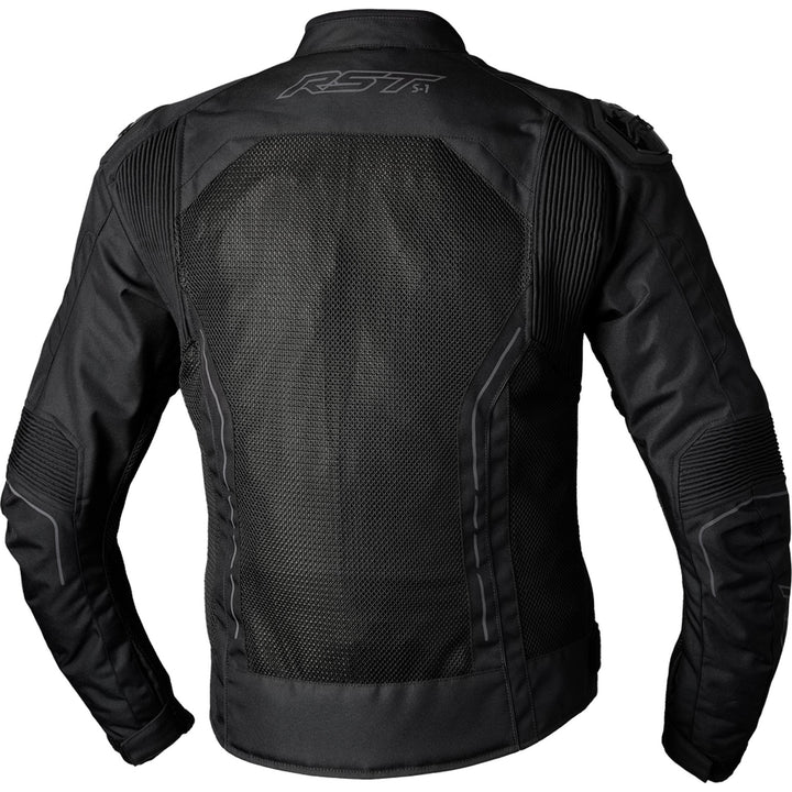 RST S1 Mesh CE Jacket Black/Black - Rear View