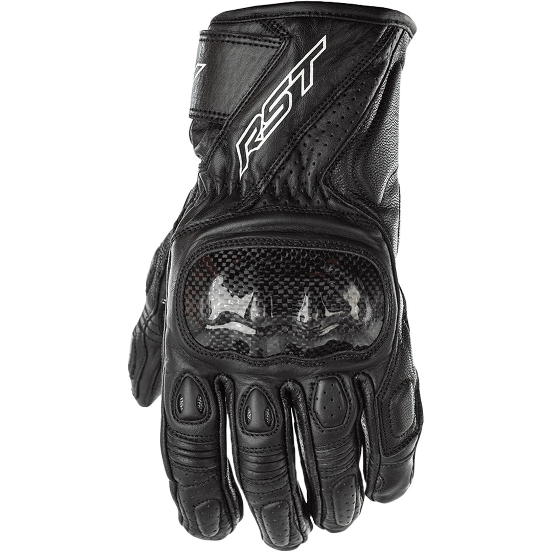 RST Stunt III CE Gloves Black - Back of Hand View