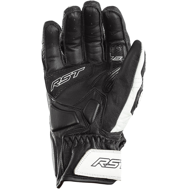 RST Stunt III CE Gloves Black/White - Palm View