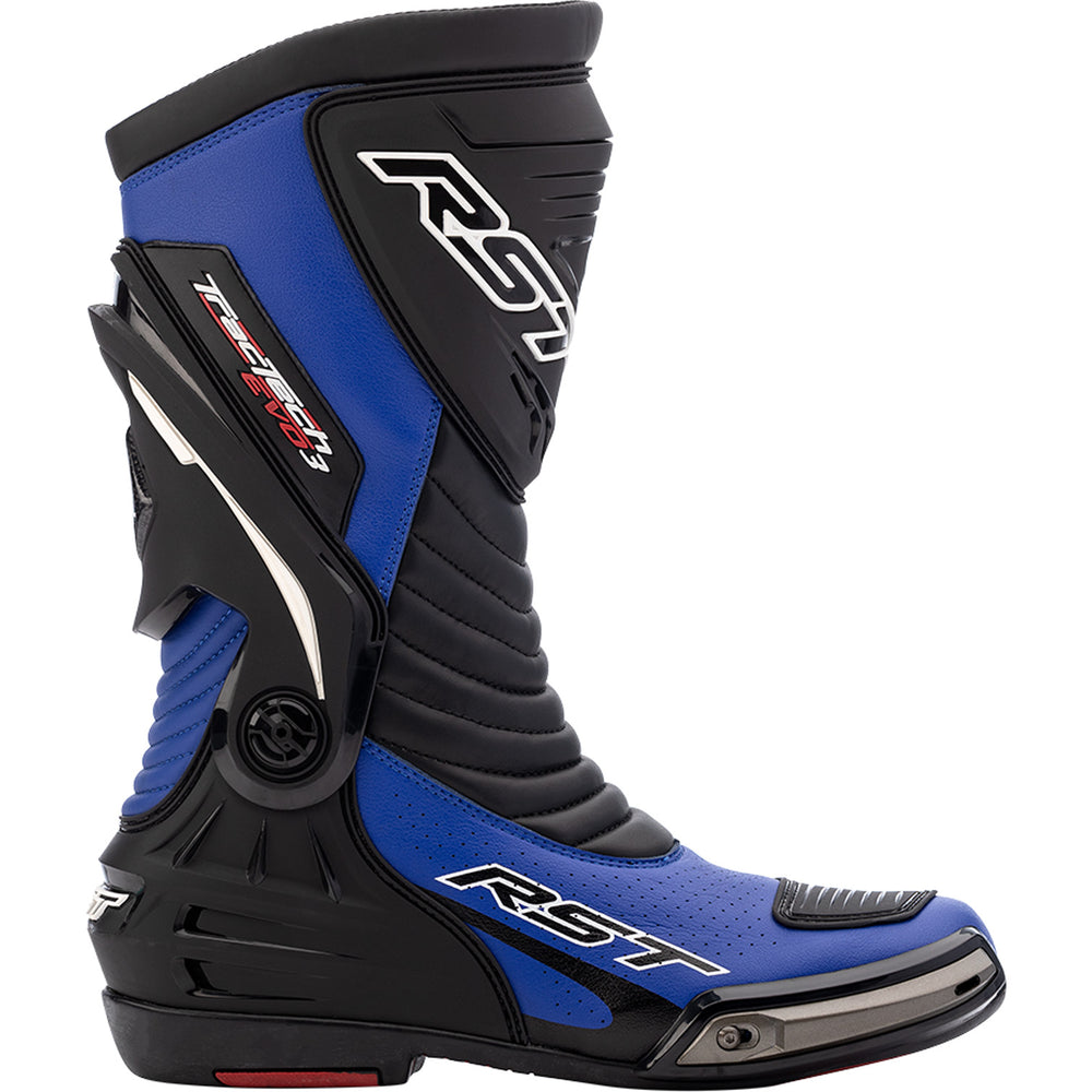 RST Tractech Evo III Sport CE Boots Blue/Black - Outer Side View