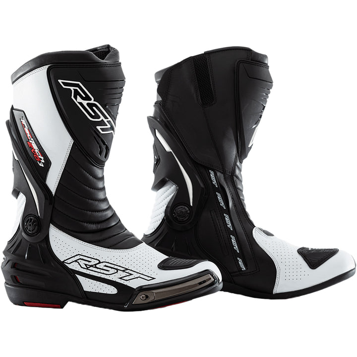 RST Tractech Evo III Sport CE Boots White/Black - Outer Side View