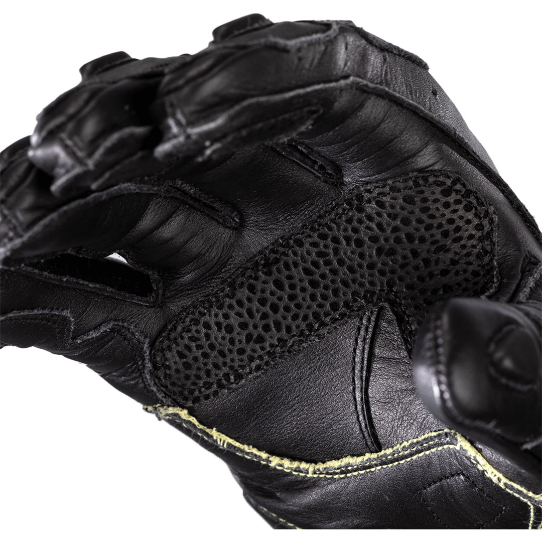 RST Tractech Evo 4 CE Gloves Black/Black/Black - Close-Up of Palm Details