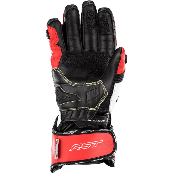 RST Tractech Evo 4 CE Gloves Red/White/Black - Palm View