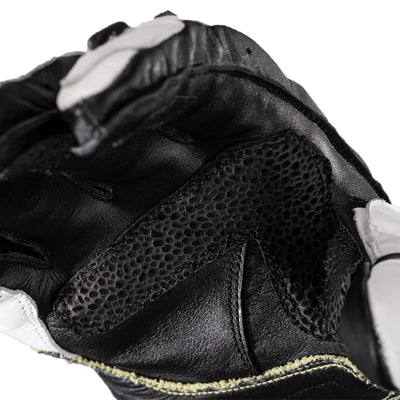 RST Tractech Evo 4 CE Gloves White/White/Black - Close-Up of Palm Details