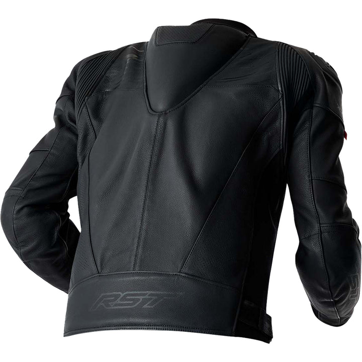 RST TracTech Evo 5 D3O Leather Jacket Black - Rear View