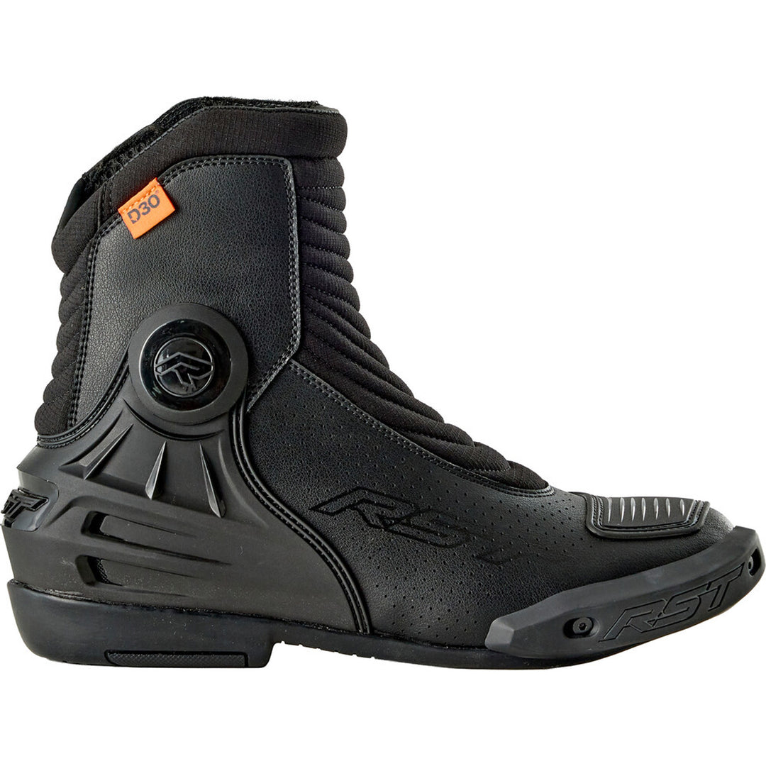 RST TracTech Evo D3O Short Boots Black - Outer Side View