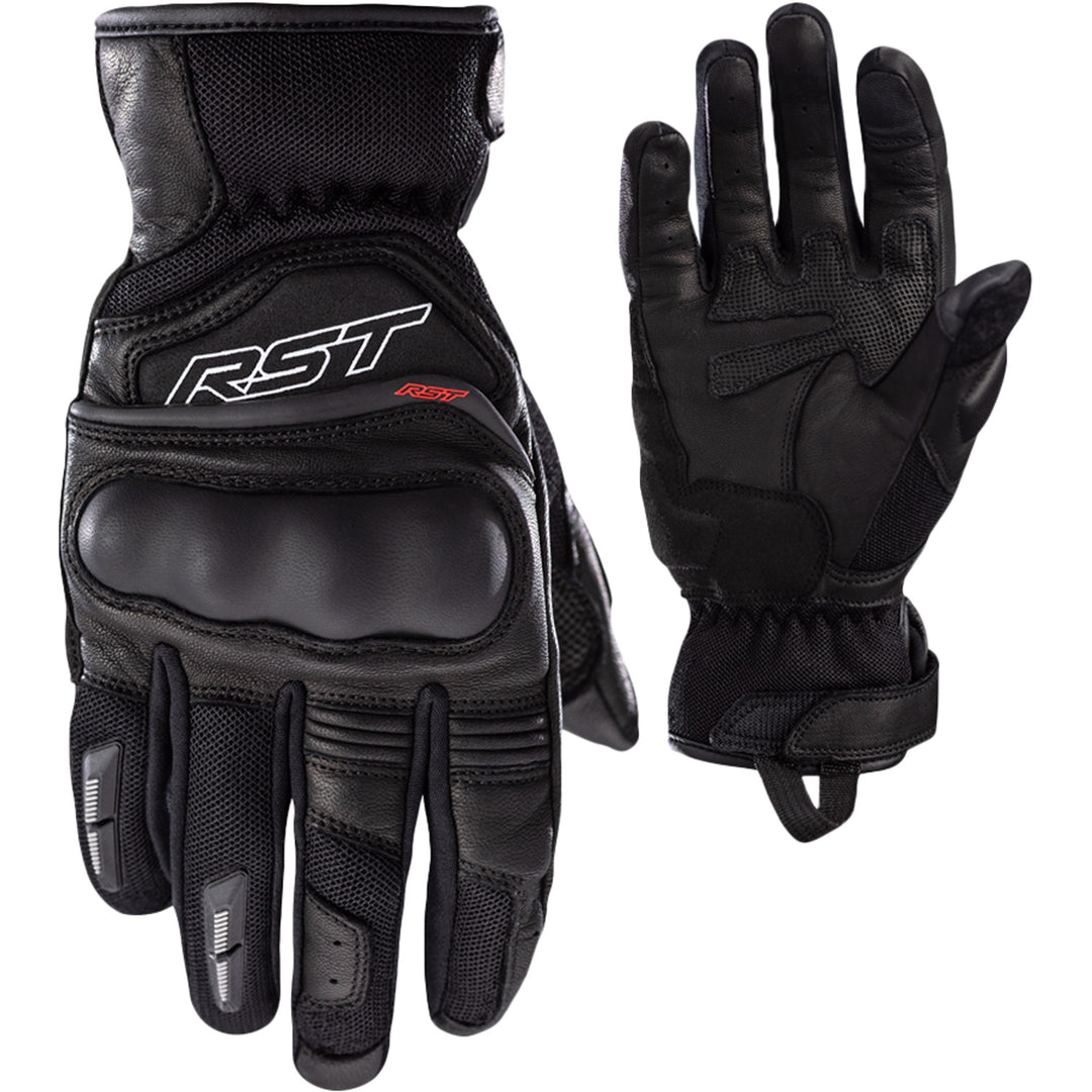 RST Urban Air 3 Mesh CE Gloves Black - Back of Hand and Palm Views of Pair