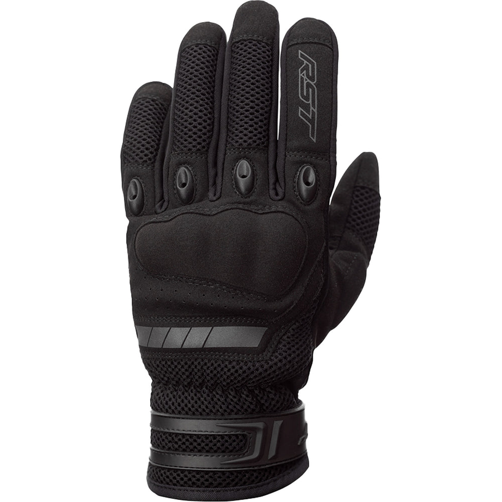 RST Ventilator-X CE Gloves Black/Black - Back of Hand View