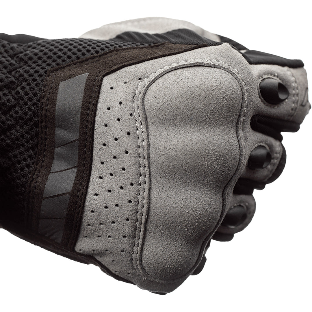 RST Ventilator-X CE Gloves Silver/Black - Close-Up of Knuckle Protector