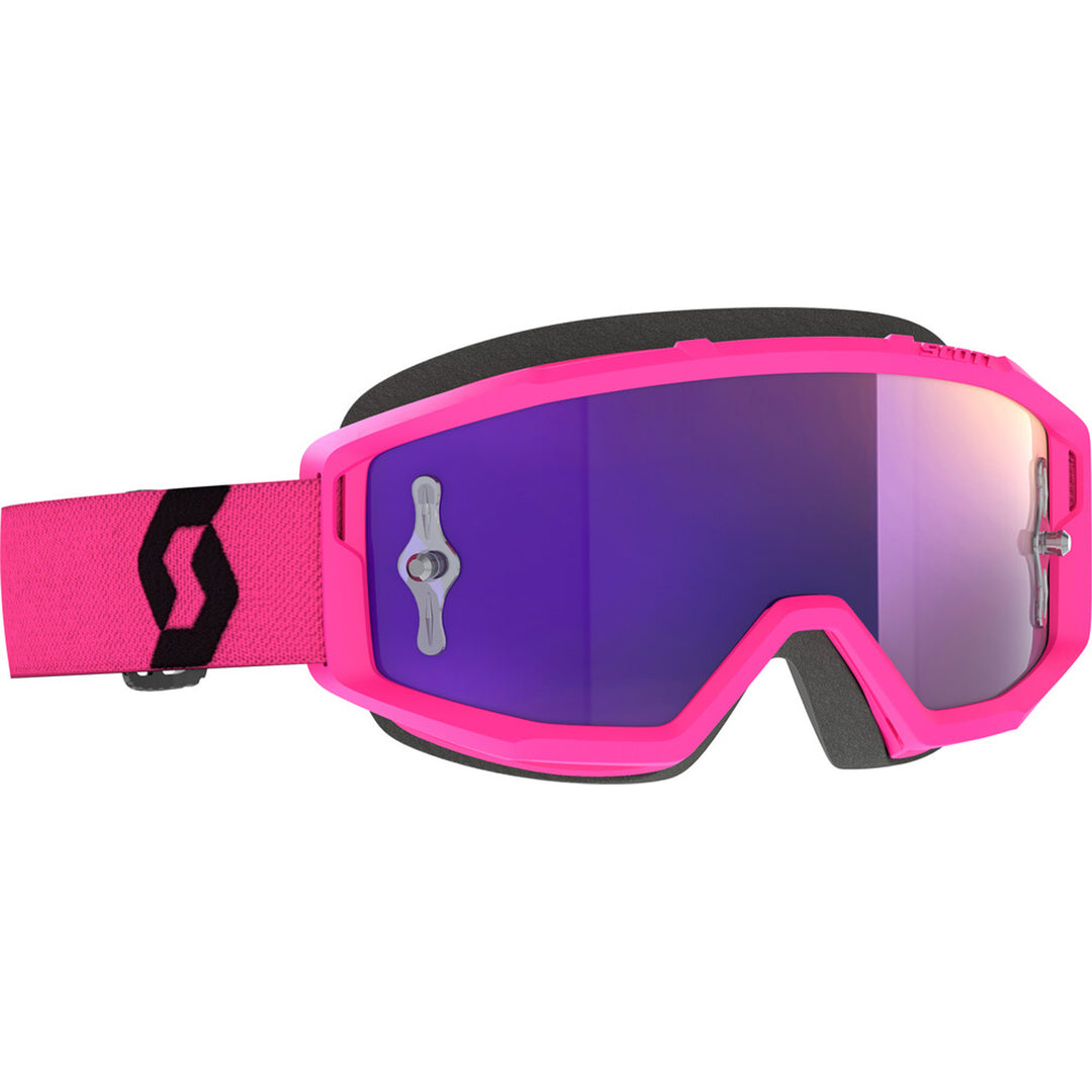 SCOTT Primal Chrome Lens Goggle Pink/Black - Front Side View
