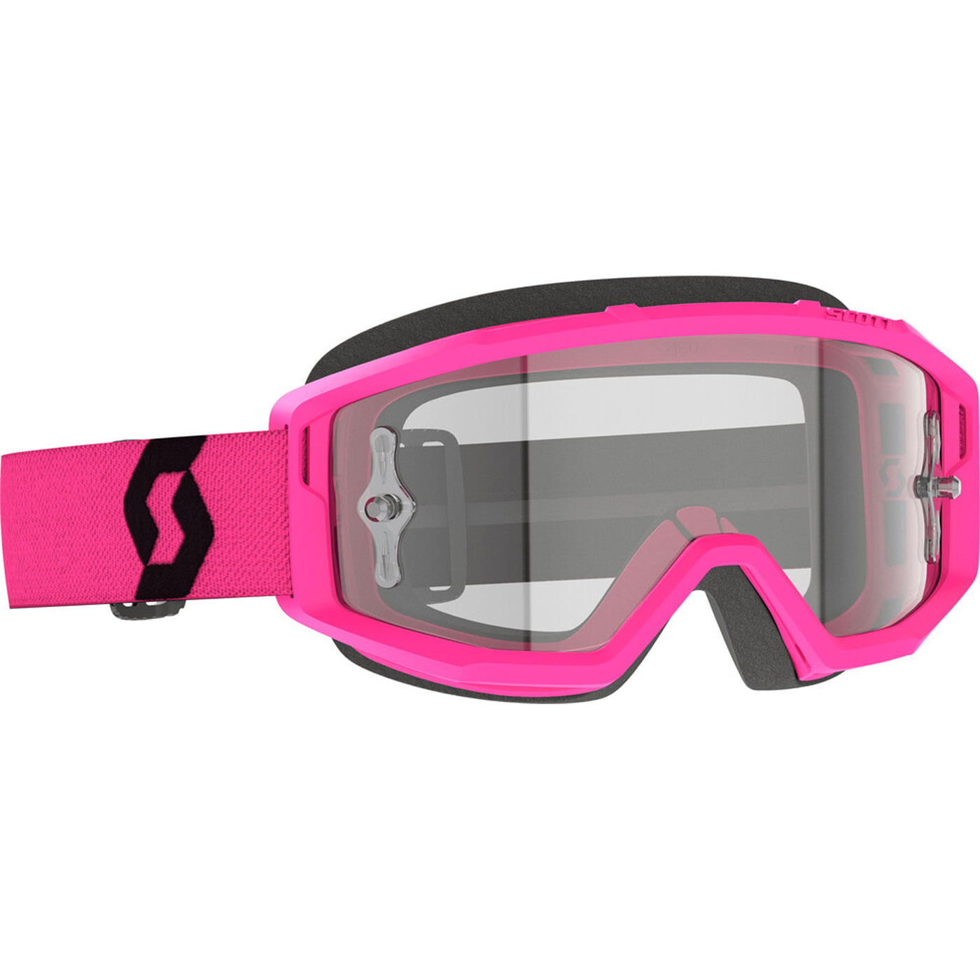 SCOTT Primal Clear Lens Goggle Pink/Black - Front Side View