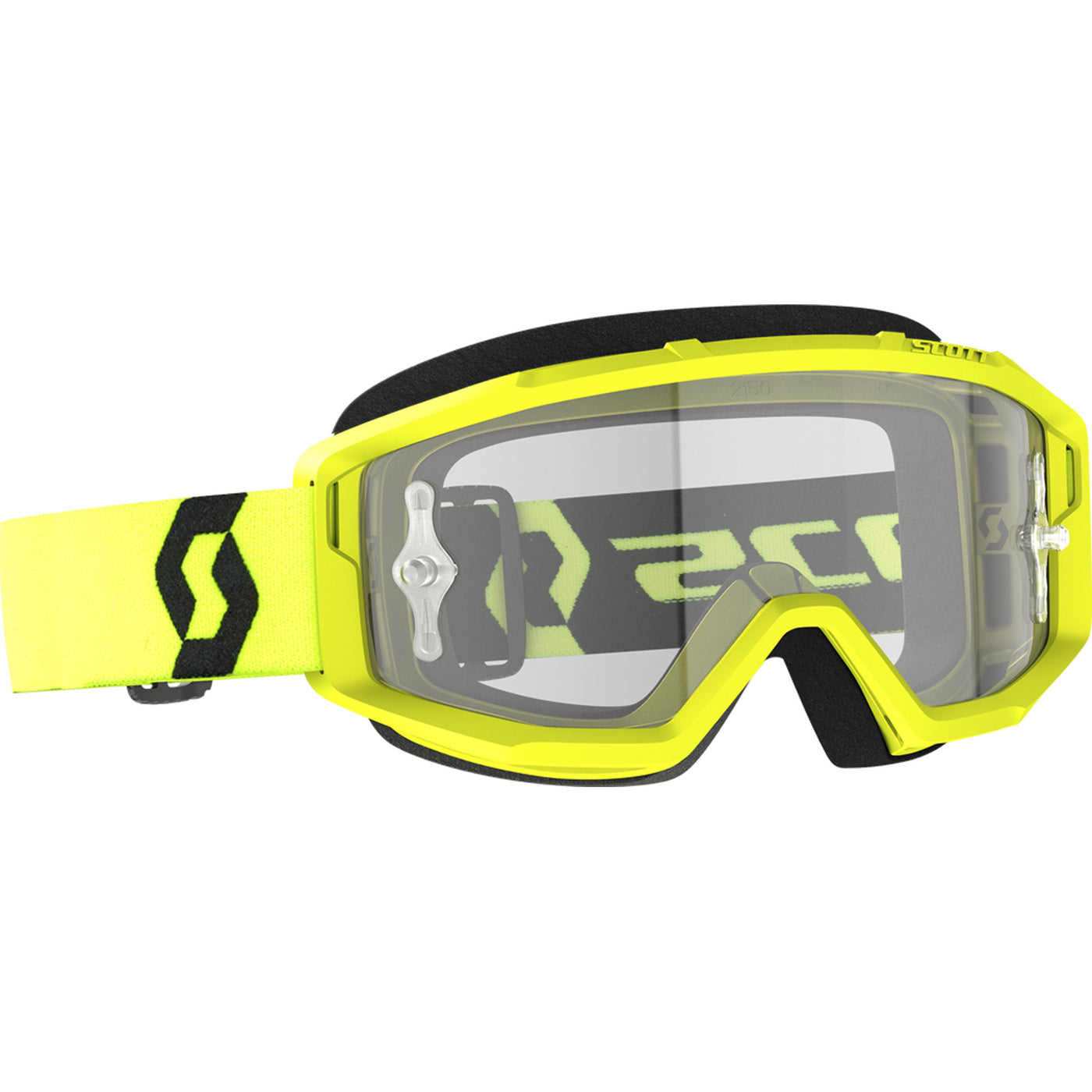 SCOTT Primal Clear Lens Goggle Yellow/Black - Front Side View