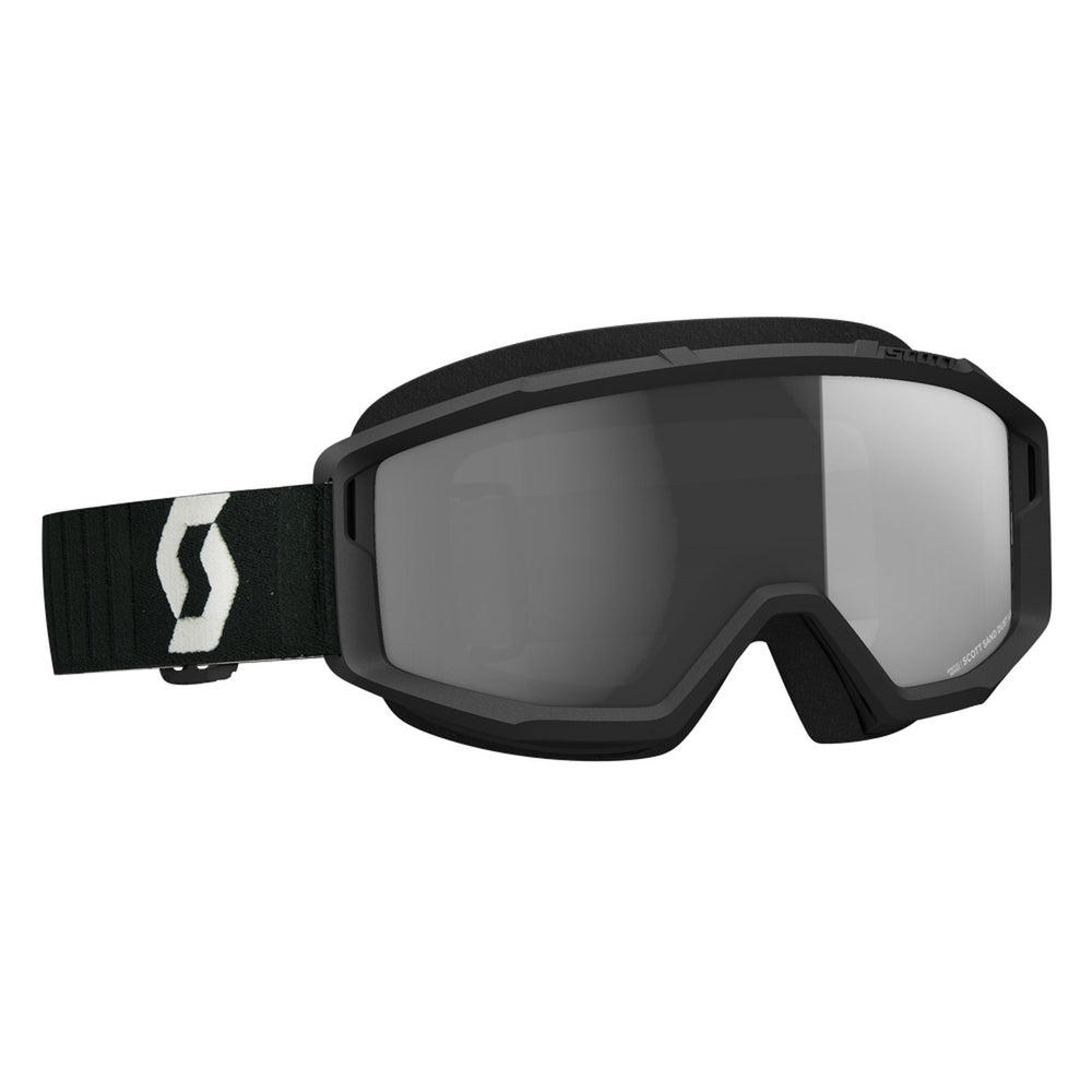SCOTT Primal Sand/Dust Goggle Black/Grey - Front Side View