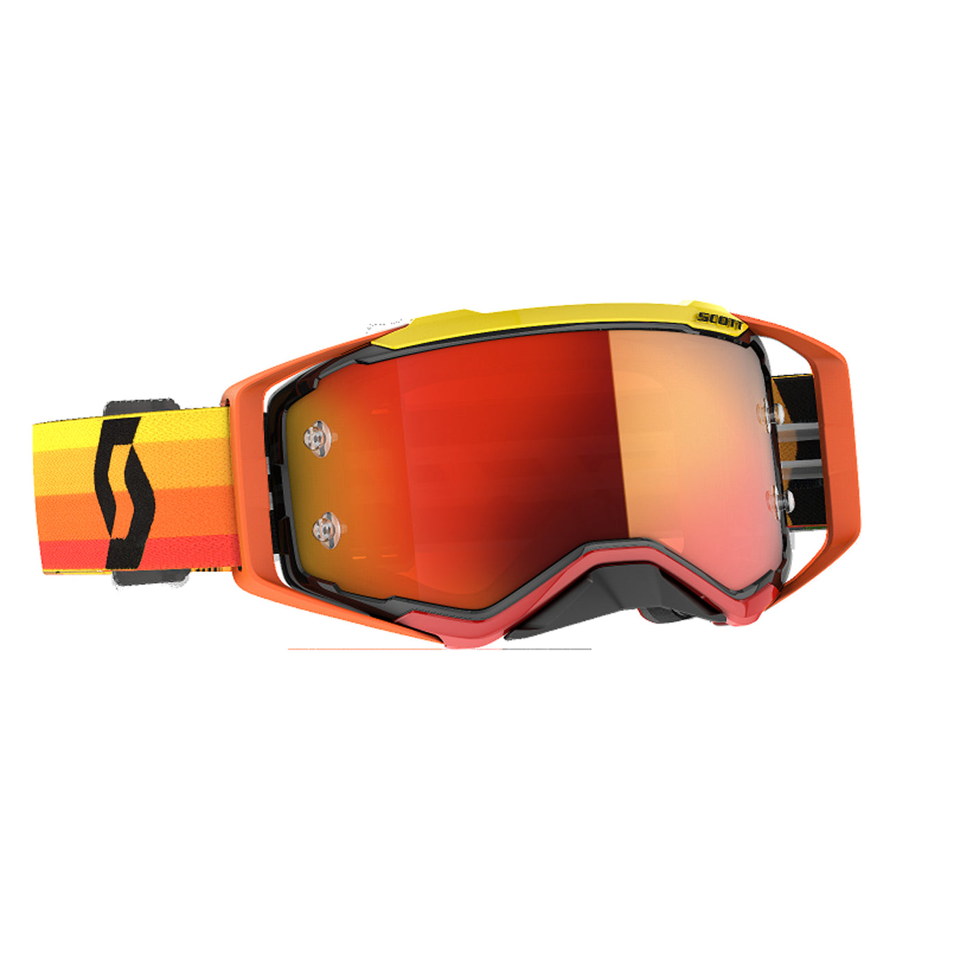 SCOTT Prospect Goggle Orange/Yellow Cali - Front Side View