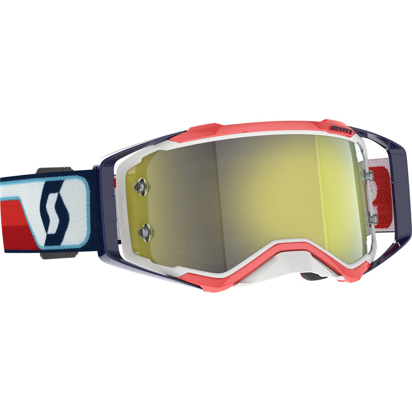 SCOTT Prospect Goggle Red/White - Front Side View