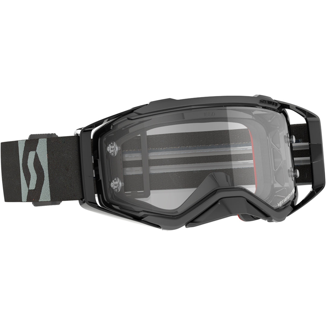 SCOTT Prospect Light-Sensitive Goggle Black/Grey - Front Side View