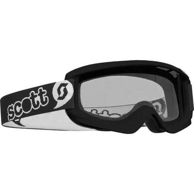 SCOTT Youth Agent Goggle Black - Front Side View