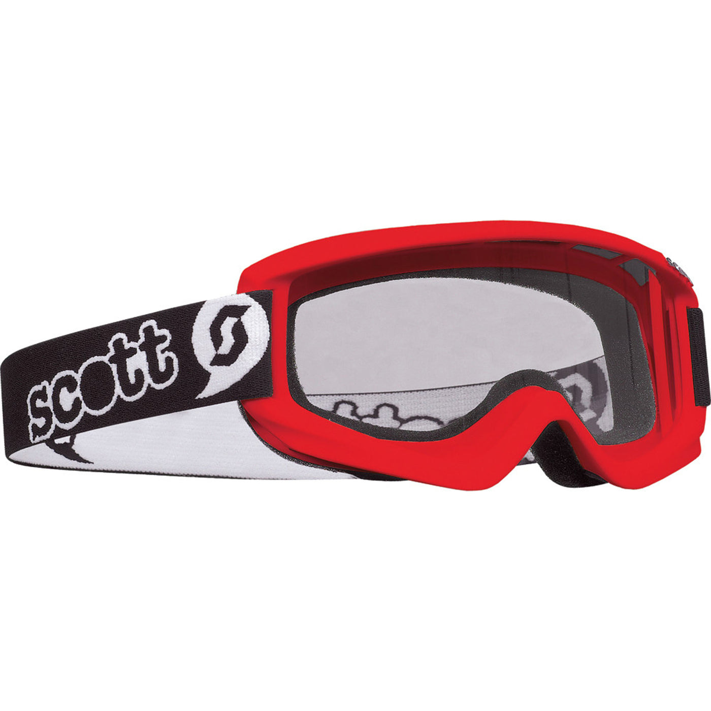 SCOTT Youth Agent Goggle Red - Front Side View