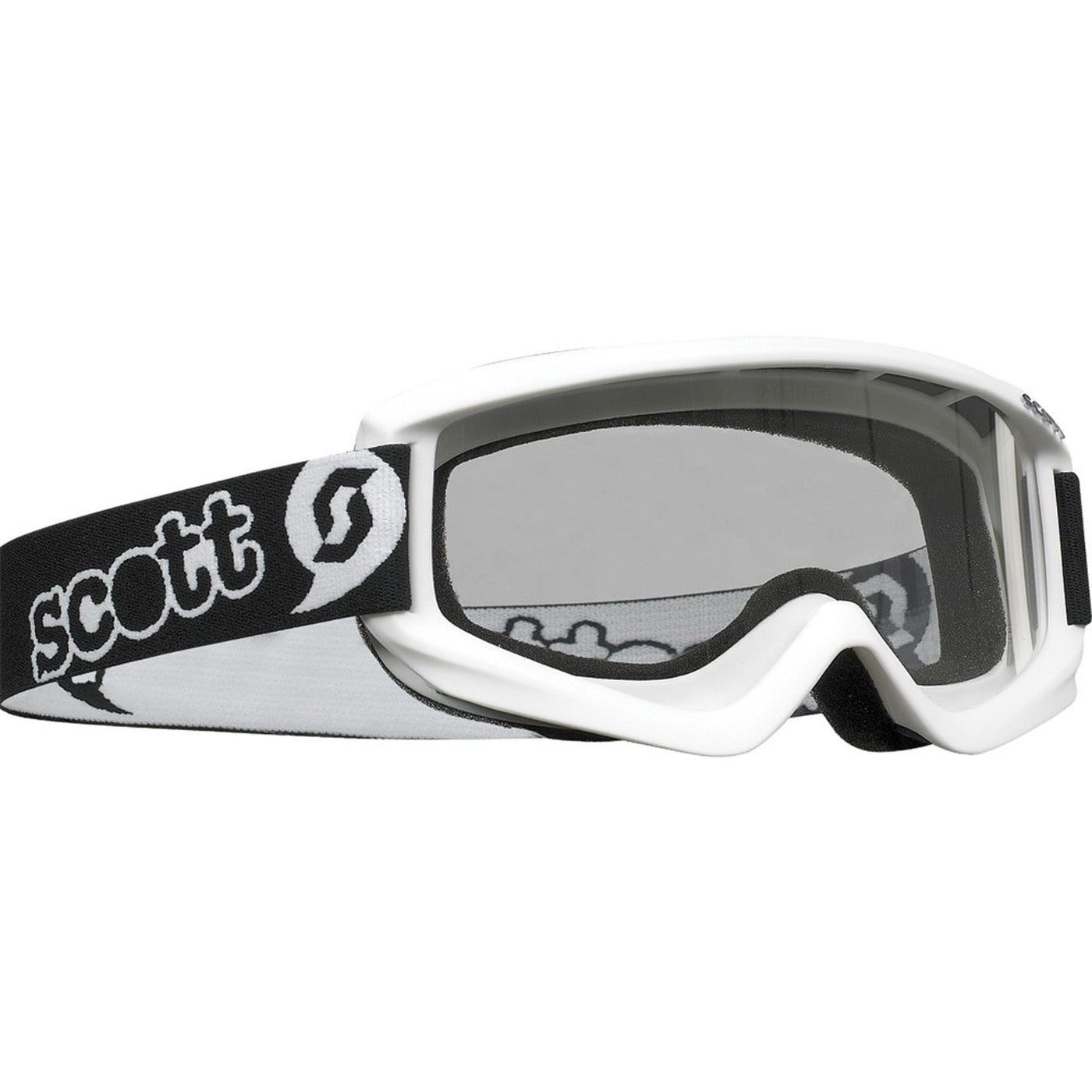 SCOTT Youth Agent Goggle White - Front Side View