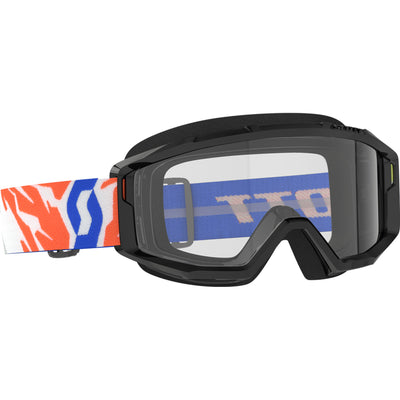 SCOTT Youth Primal Goggle Black - Front Side View