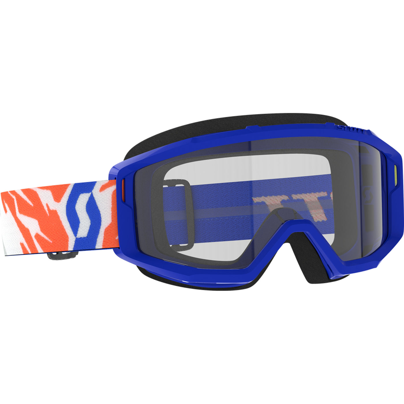 SCOTT Youth Primal Goggle Blue - Front Side View