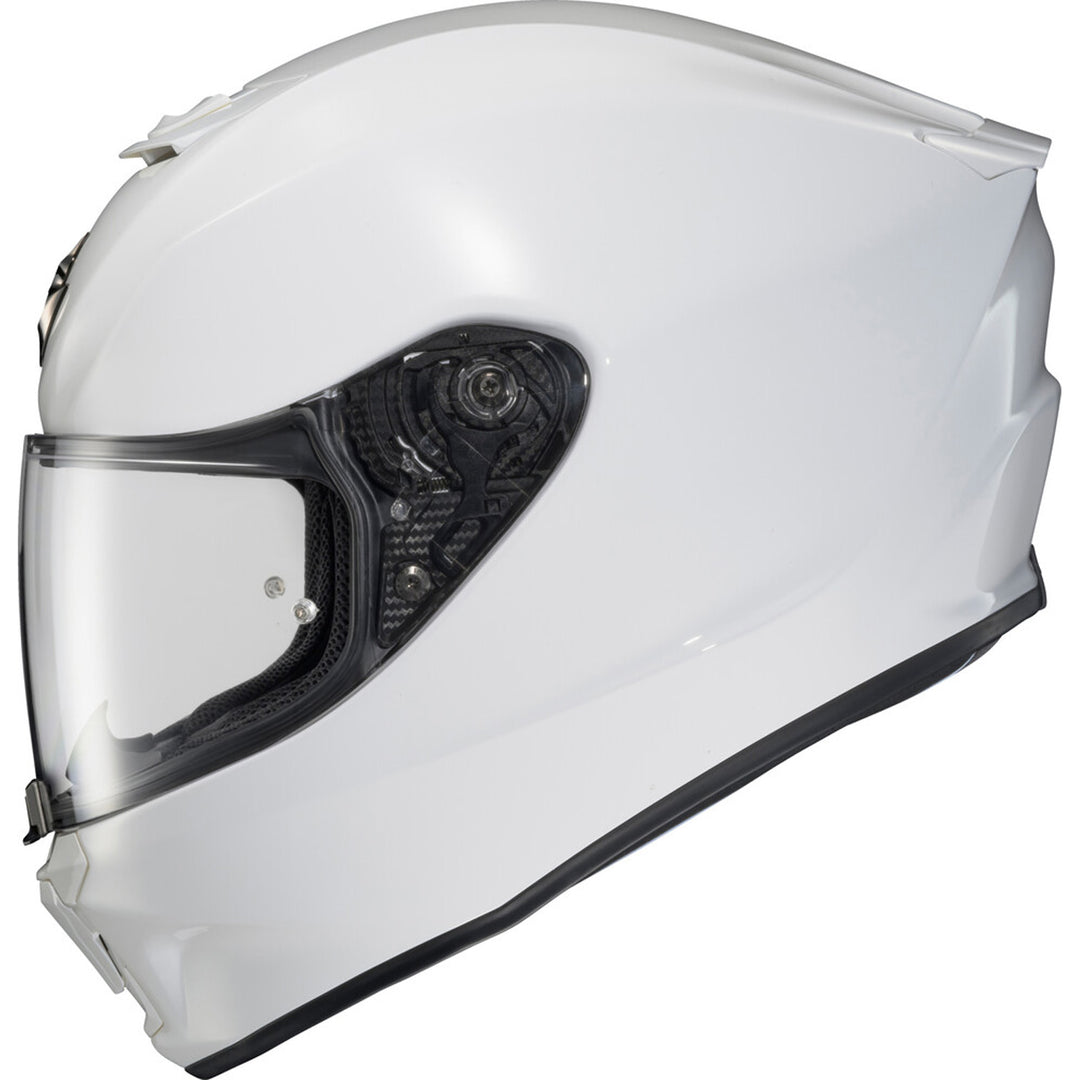 SCORPION EXO EXO-R330 Solid Helmet White - Side View