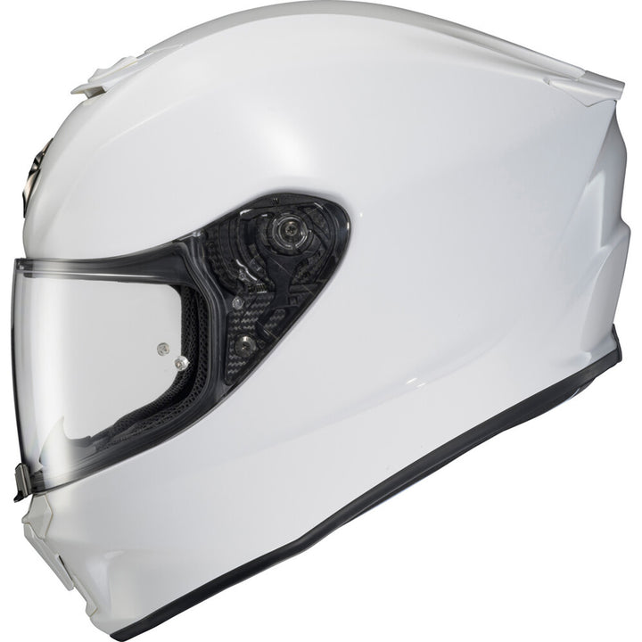 SCORPION EXO EXO-R330 Solid Helmet White - Side View