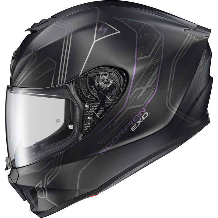 SCORPION EXO EXO-R330 Bendr Helmet Black - Left Side View