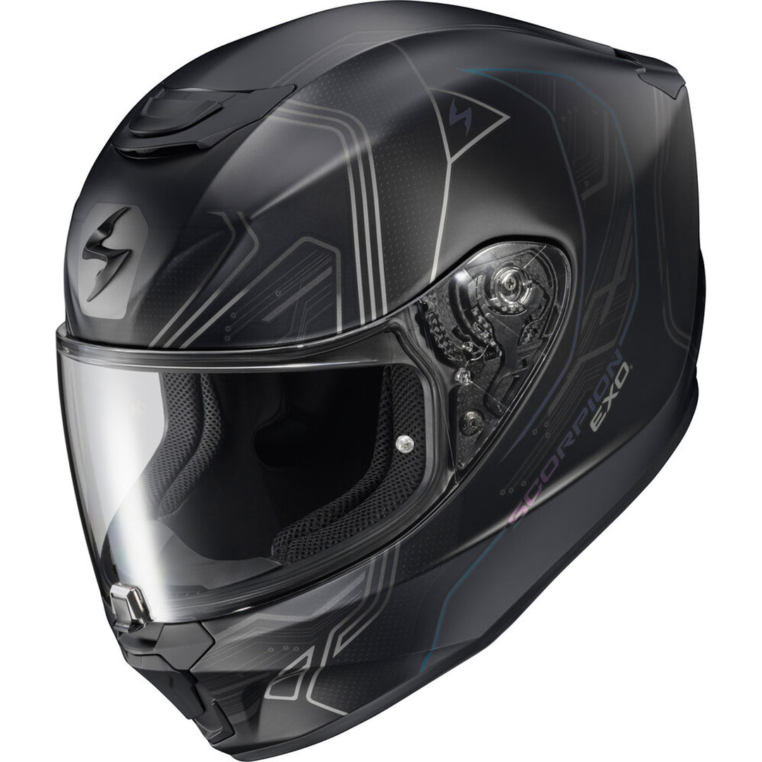 SCORPION EXO EXO-R330 Bendr Helmet Black - Front Left Side View